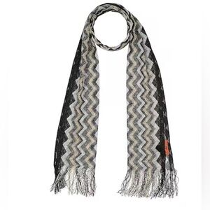 Missoni Zigzag chevron knit Scarf